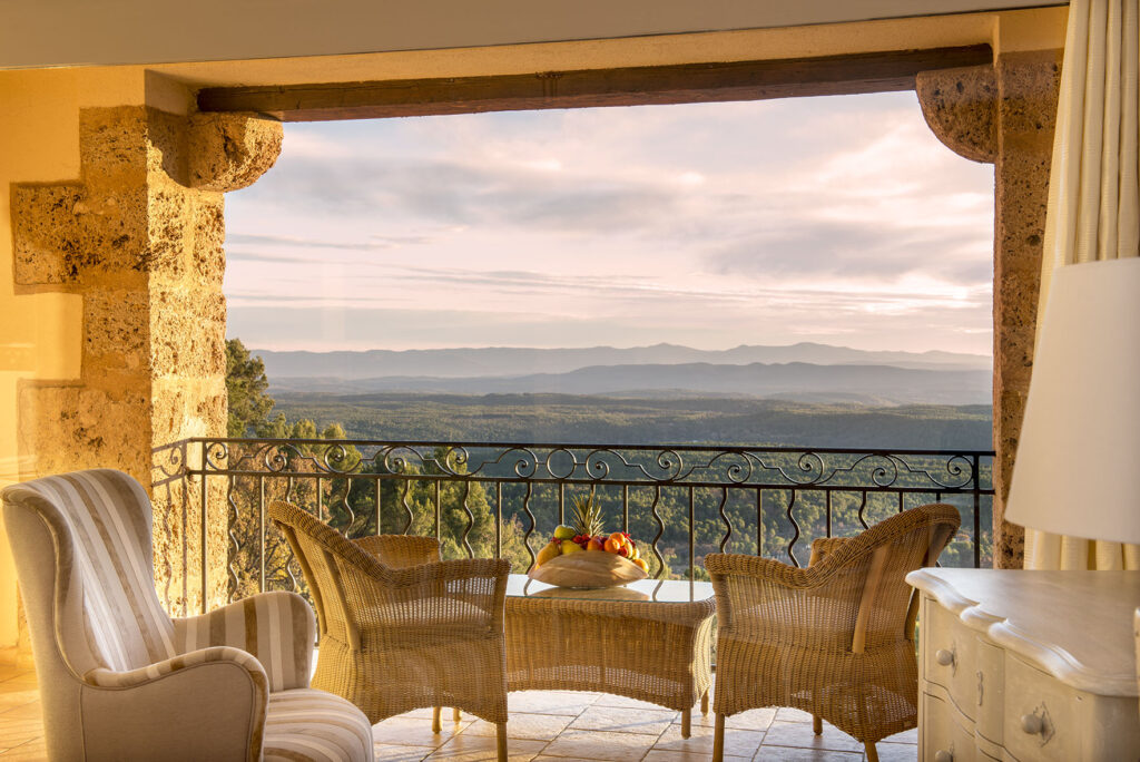 View of the nature around the Bastide de Tourtour from the terrace - hotel var