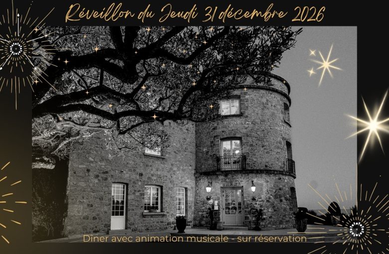 Visuel Promotion Réveillon 31 décembre 2026 à la Bastide de Tourtour