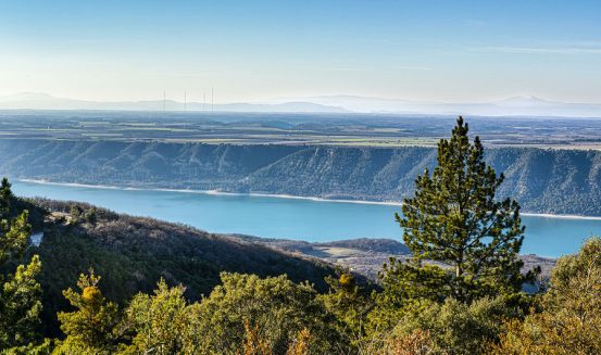 Distant view of the Gorges du Verdon - spa draguignan