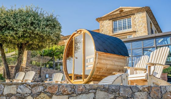 outdoor sauna